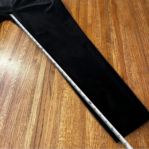 Paige Verdugo Women's Black Velvet Overdyed Ultra Skinny Jeans Pants Size 31 - Picture 9 of 10